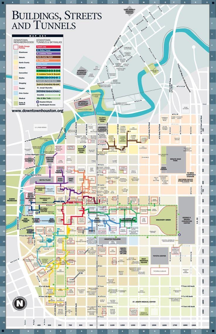santvil Houston tinèl kat jeyografik