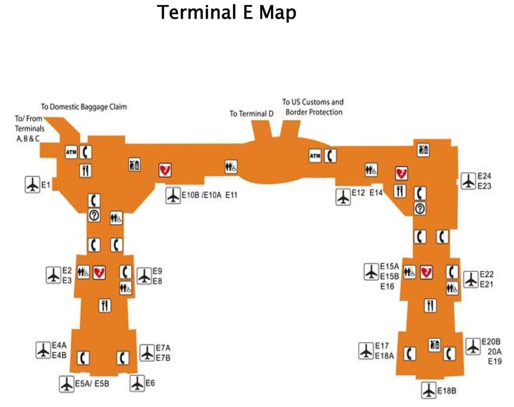 Houston tèminal ayewopò e map