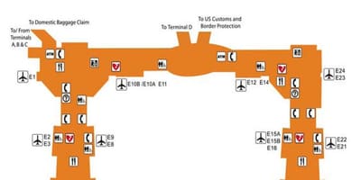 Houston tèminal ayewopò e map